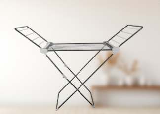 LENDA WINGED ALUMINUM CLOTHES DRYING RACK